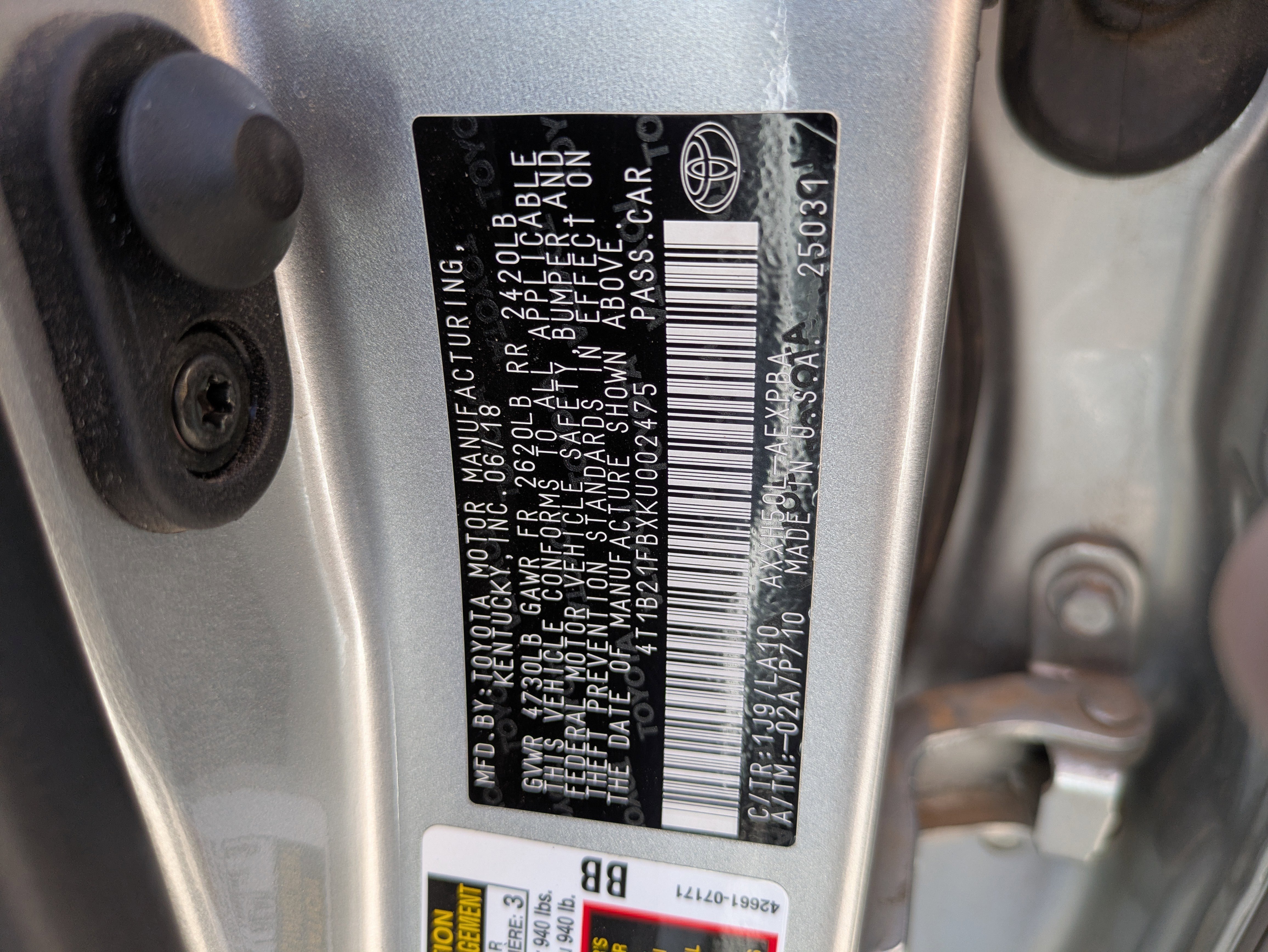 Used 2019 Toyota Avalon Limited w/ Advanced Safety Package image 31