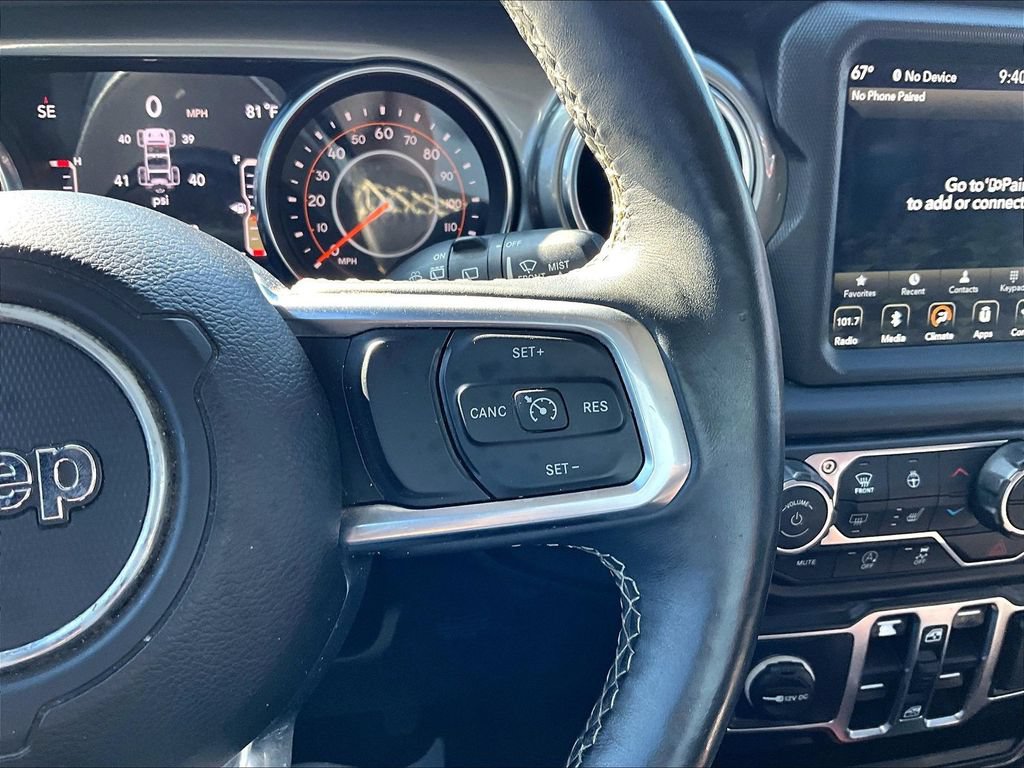 Used 2019 Jeep Wrangler Unlimited Sahara w/ Uconnect 4C Nav & Sound Group AWD/4WD image 20