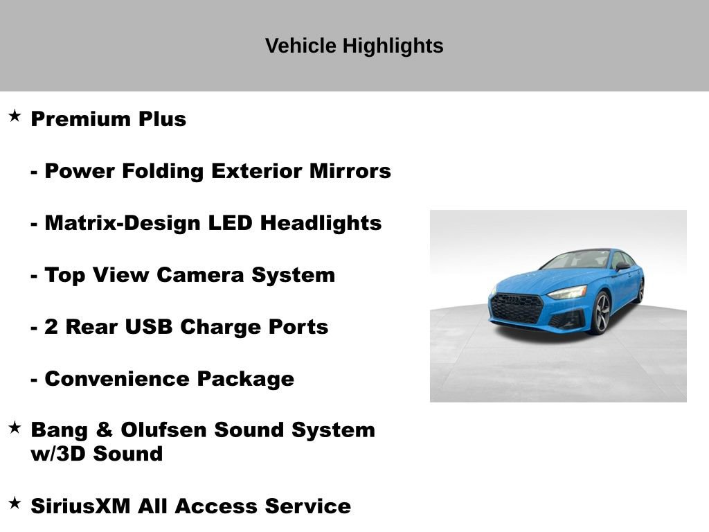 Used 2022 Audi A5 2.0T Premium Plus w/ Premium Plus image 45