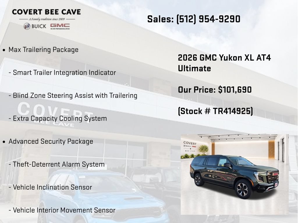 New 2026 GMC Yukon XL AT4 Ultimate AWD/4WD image 37