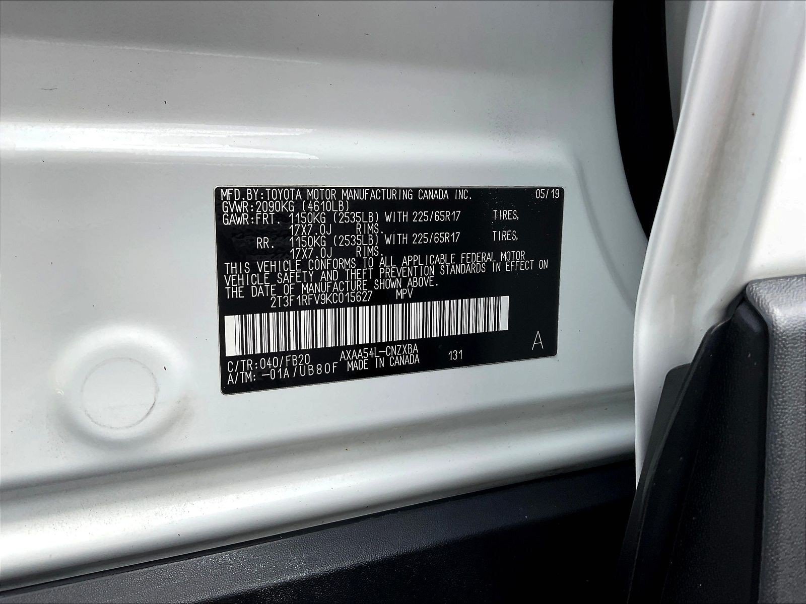 Used 2019 Toyota RAV4 LE AWD/4WD image 19
