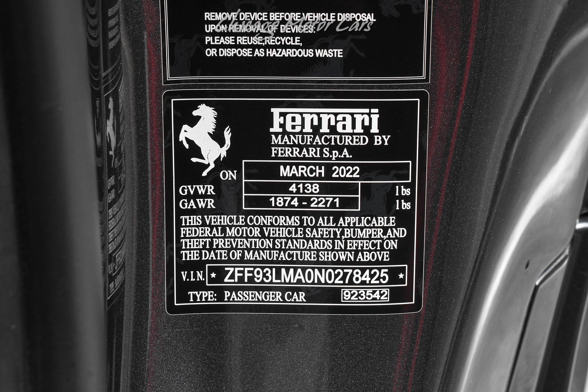 Used 2022 Ferrari F8 Tributo image 66