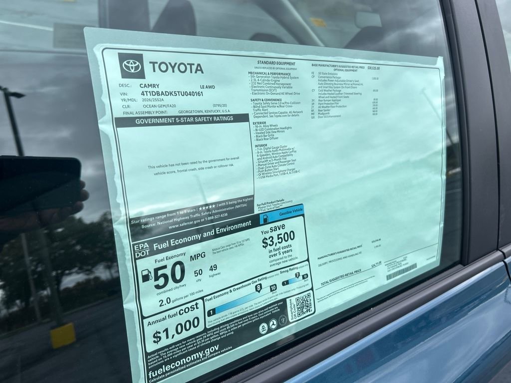 New 2026 Toyota Camry LE image 30