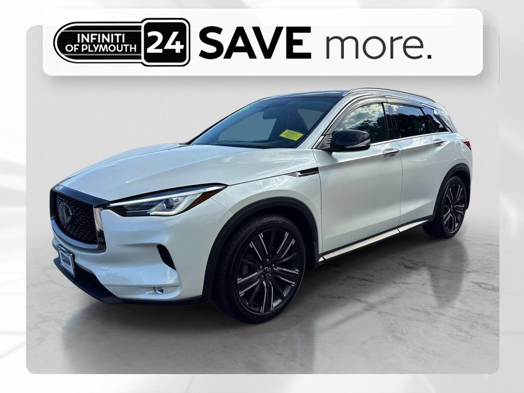 Used 2021 INFINITI QX50 Luxe w/ Appearance Package AWD/4WD video 1