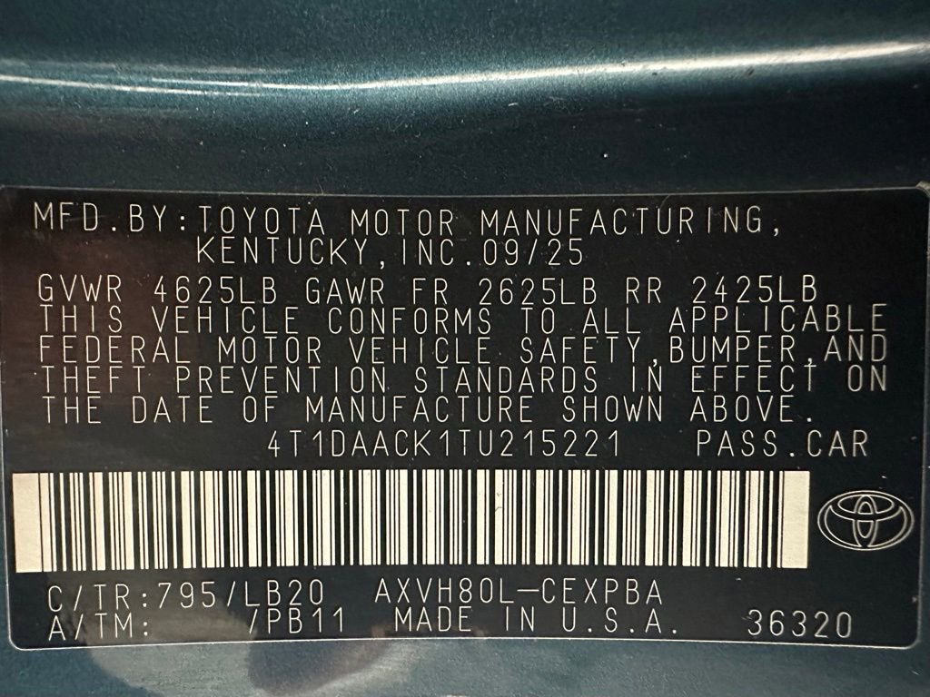 Used 2026 Toyota Camry XSE FWD image 11