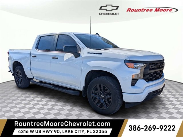 Used 2025 Chevrolet Silverado 1500 Custom w/ Turbomax Blackout Package
