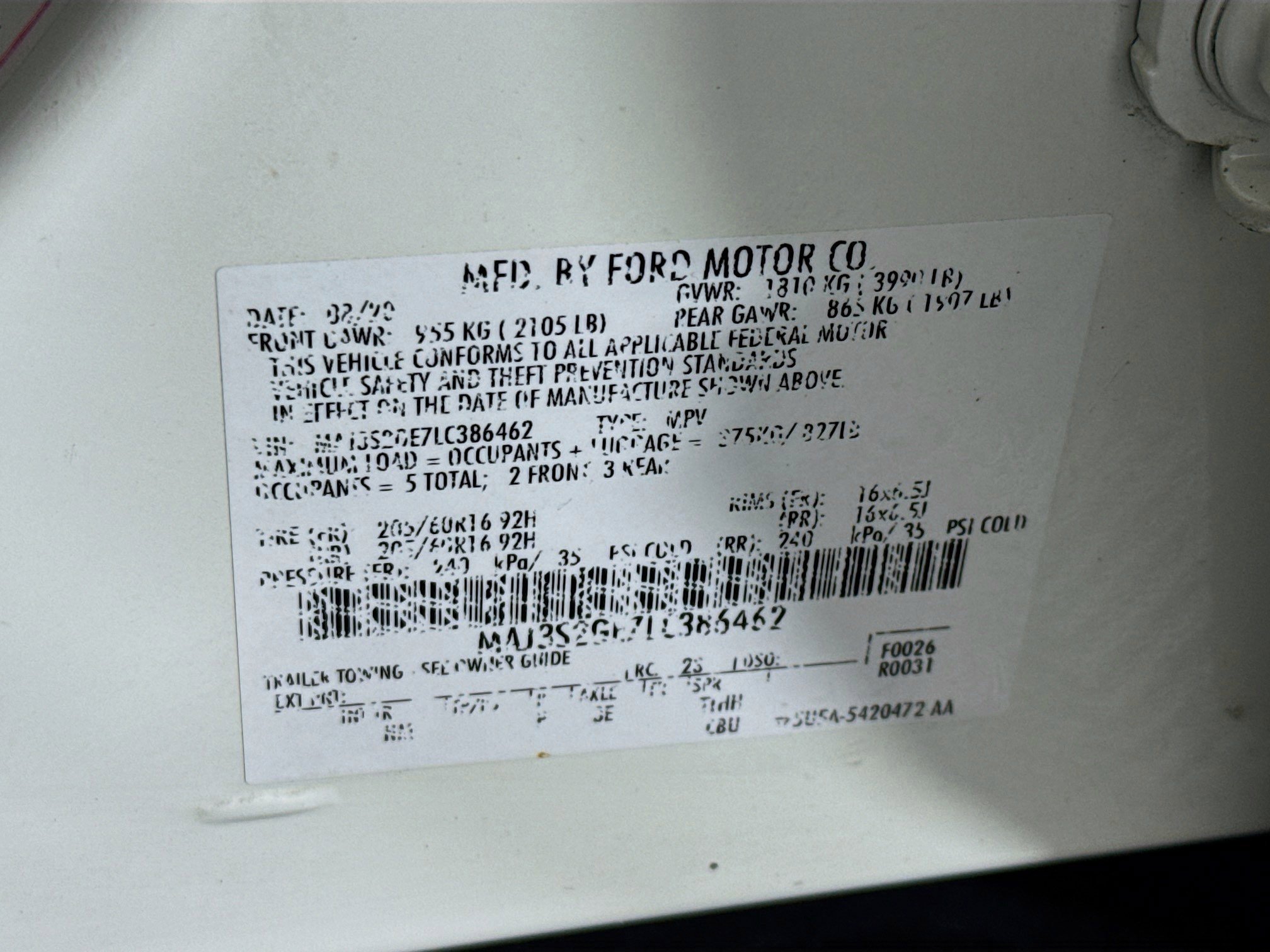 Used 2020 Ford EcoSport SE w/ Interior Protection Package image 35