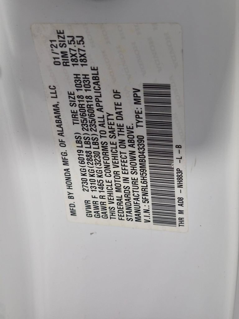 Used 2021 Honda Odyssey EX image 37