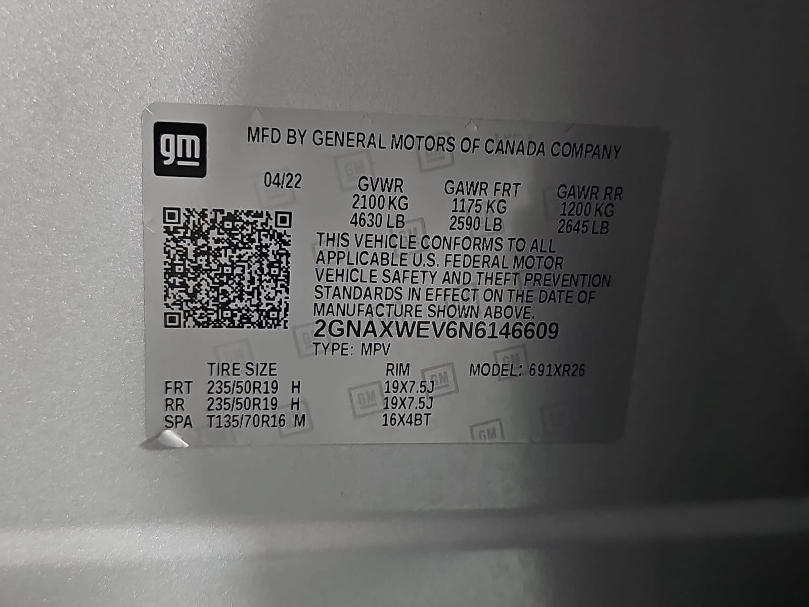 Used 2022 Chevrolet Equinox RS w/ RS Leather Package AWD/4WD image 32