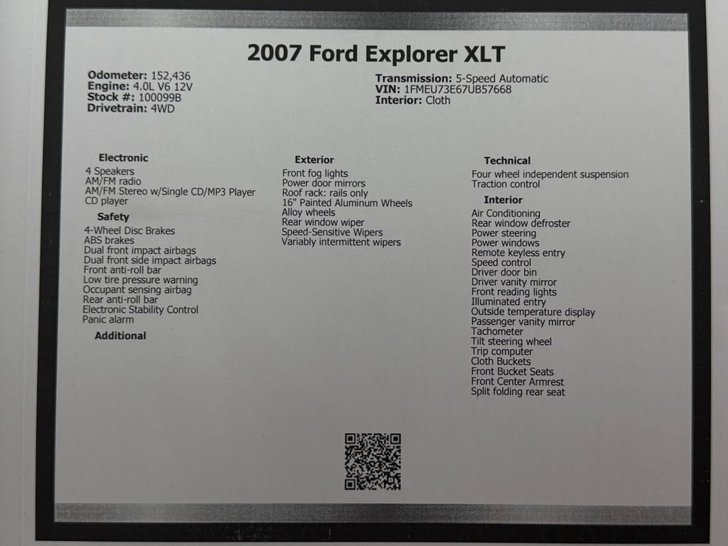 Used 2007 Ford Explorer XLT AWD/4WD image 46