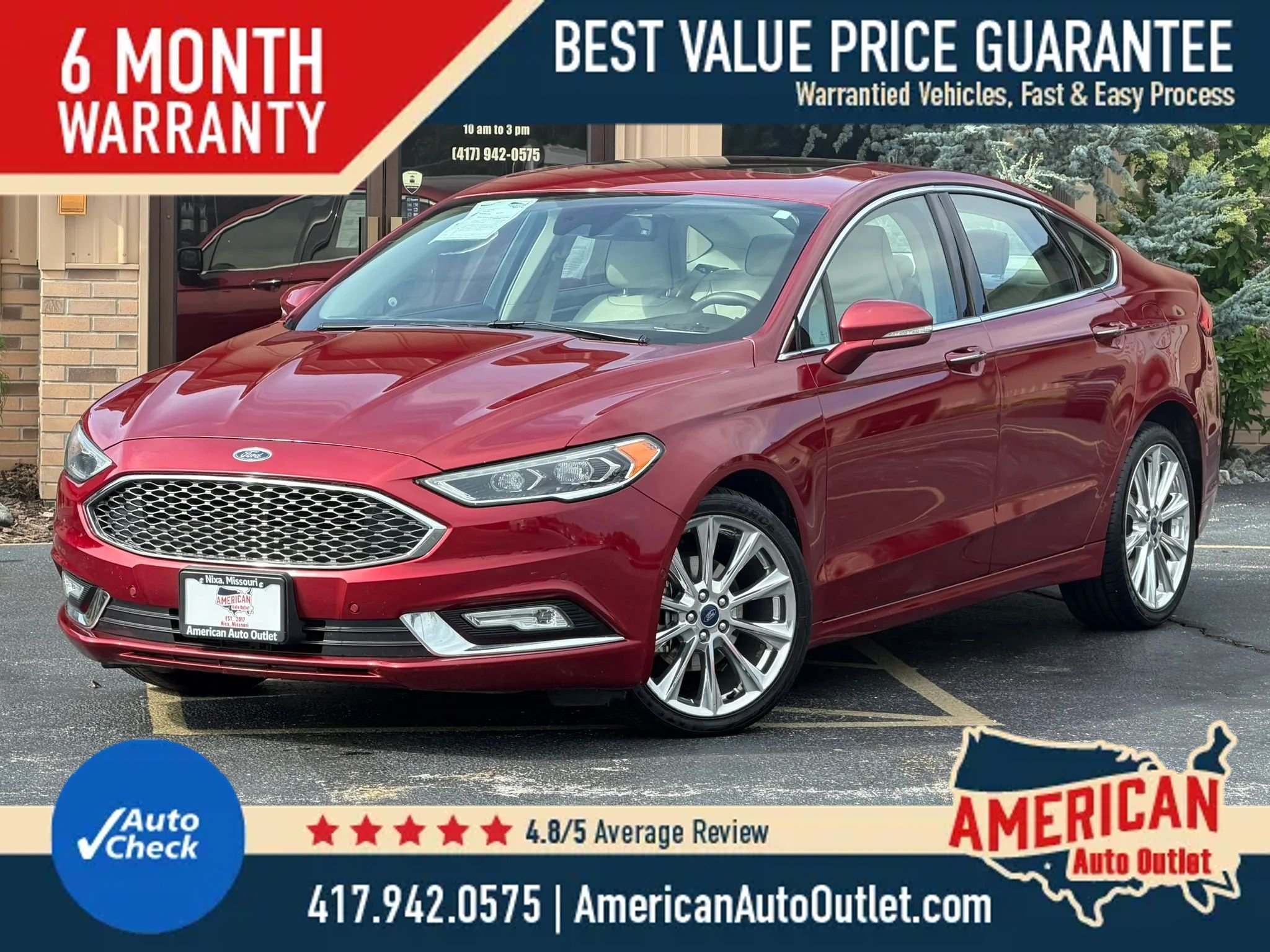 Used 2017 Ford Fusion Platinum