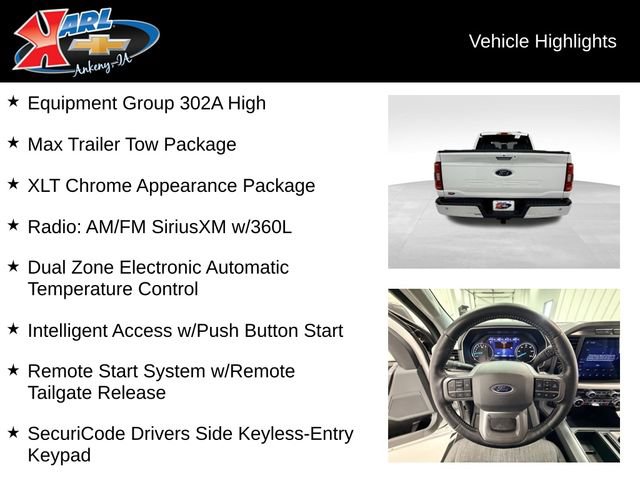 Used 2022 Ford F150 XLT w/ Equipment Group 302A High AWD/4WD image 2