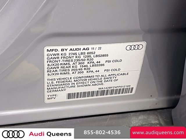 Used 2023 Audi Q4 e-tron Prestige w/ Black Optic Package image 18