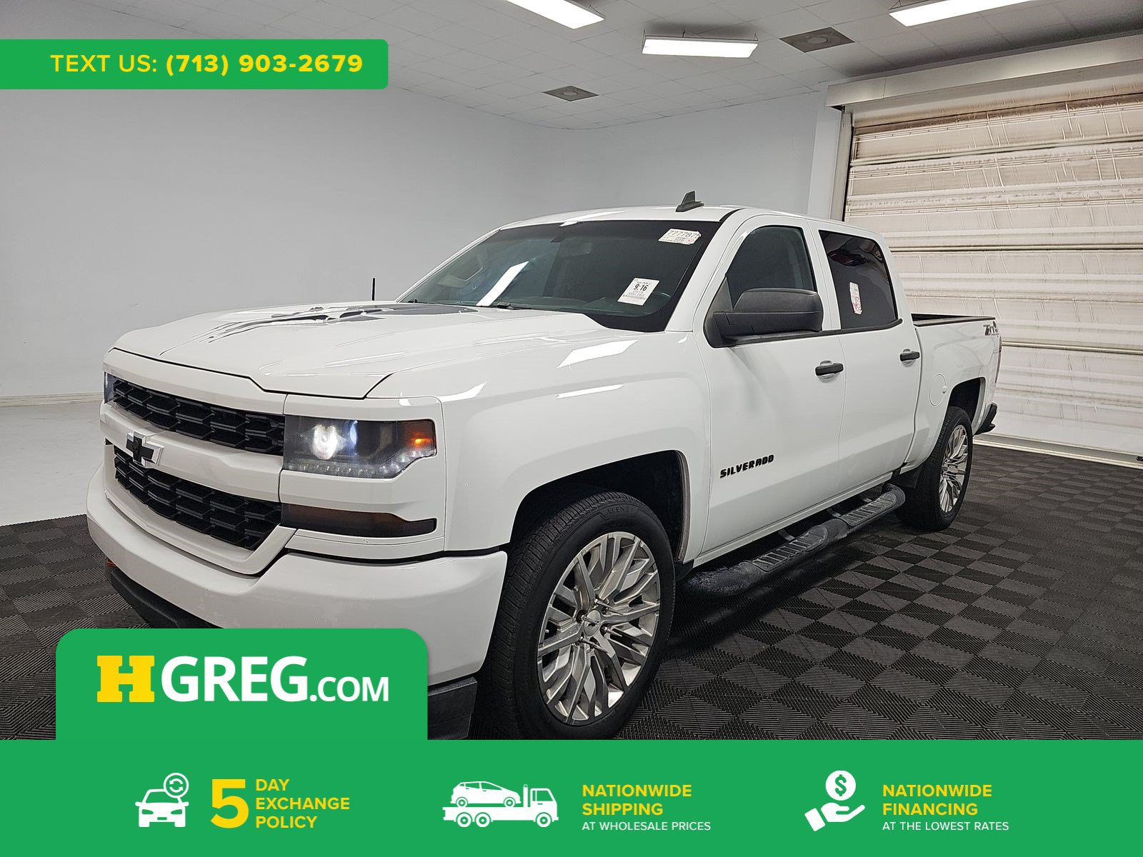 Used 2018 Chevrolet Silverado 1500 Custom w/ Custom Convenience Package RWD image 1