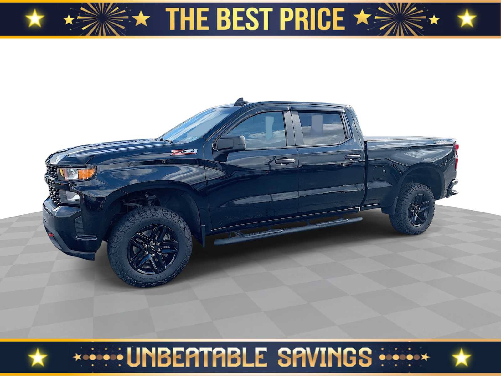 Certified 2021 Chevrolet Silverado 1500 Custom Trail Boss w/ LPO, Dark Essentials Package