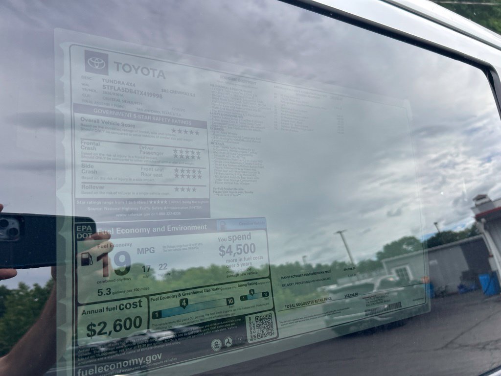 New 2026 Toyota Tundra SR5 AWD/4WD image 30