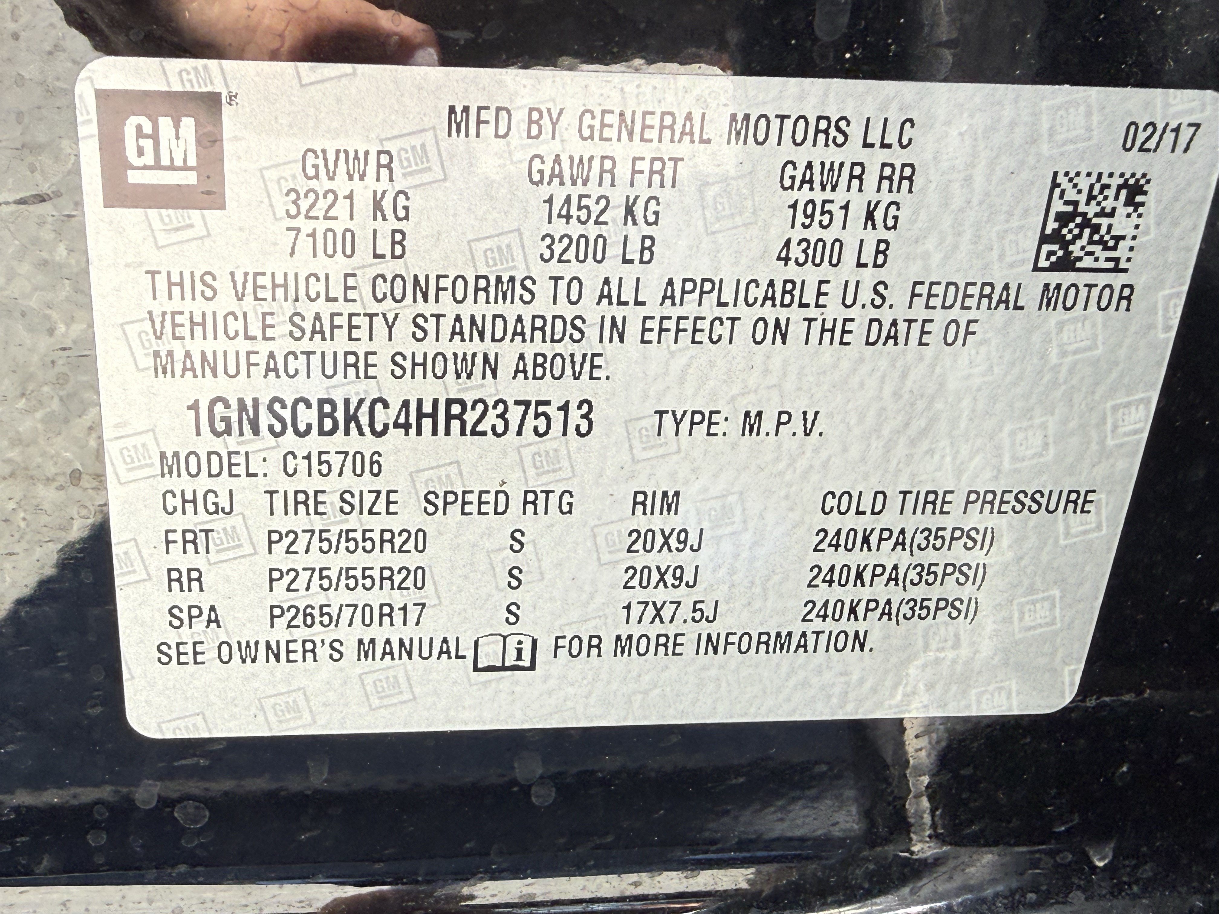 Used 2017 Chevrolet Tahoe LT RWD image 34