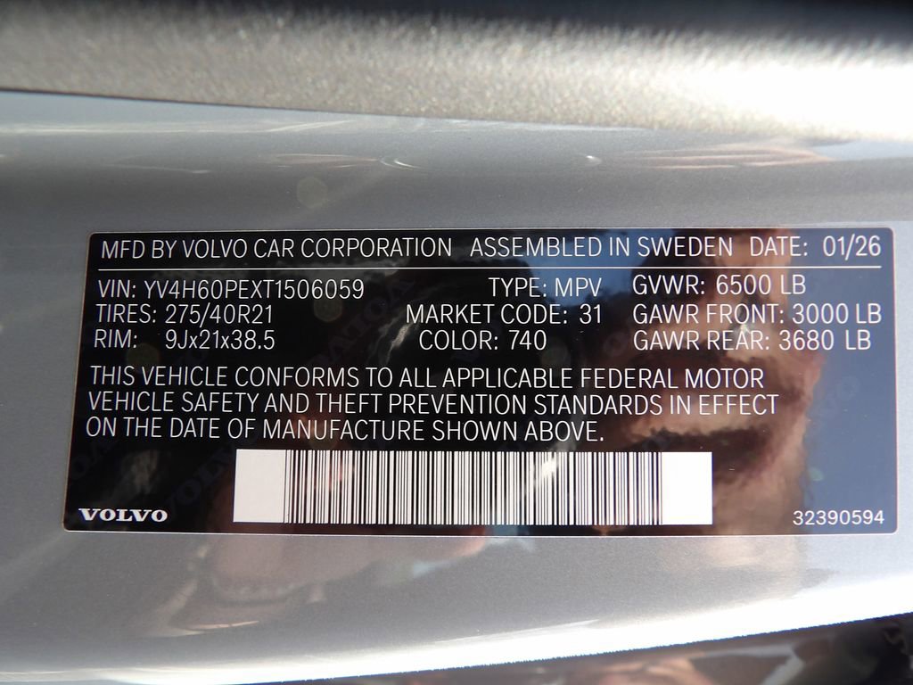 New 2026 Volvo XC90 T8 Plus AWD/4WD image 31