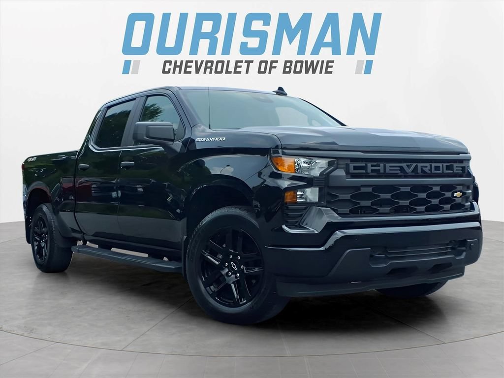 Certified 2024 Chevrolet Silverado 1500 Custom AWD/4WD image 1
