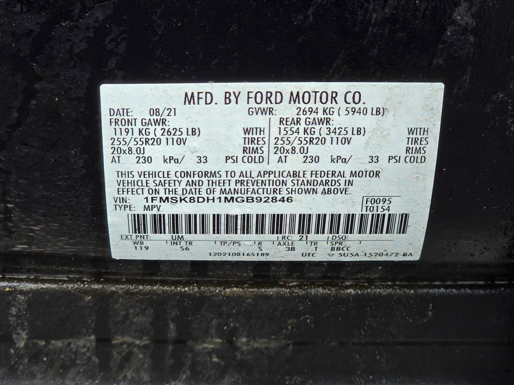 Used 2021 Ford Explorer XLT w/ Equipment Group 202A AWD/4WD image 24