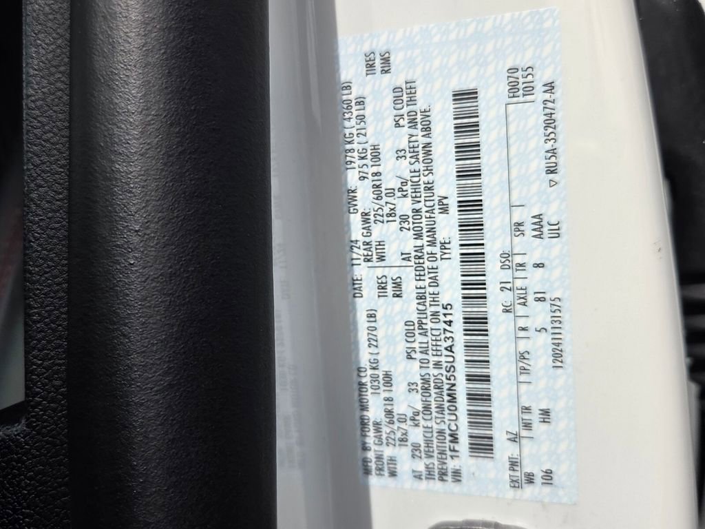 Used 2025 Ford Escape ST-Line w/ Tech Pack #1 image 19