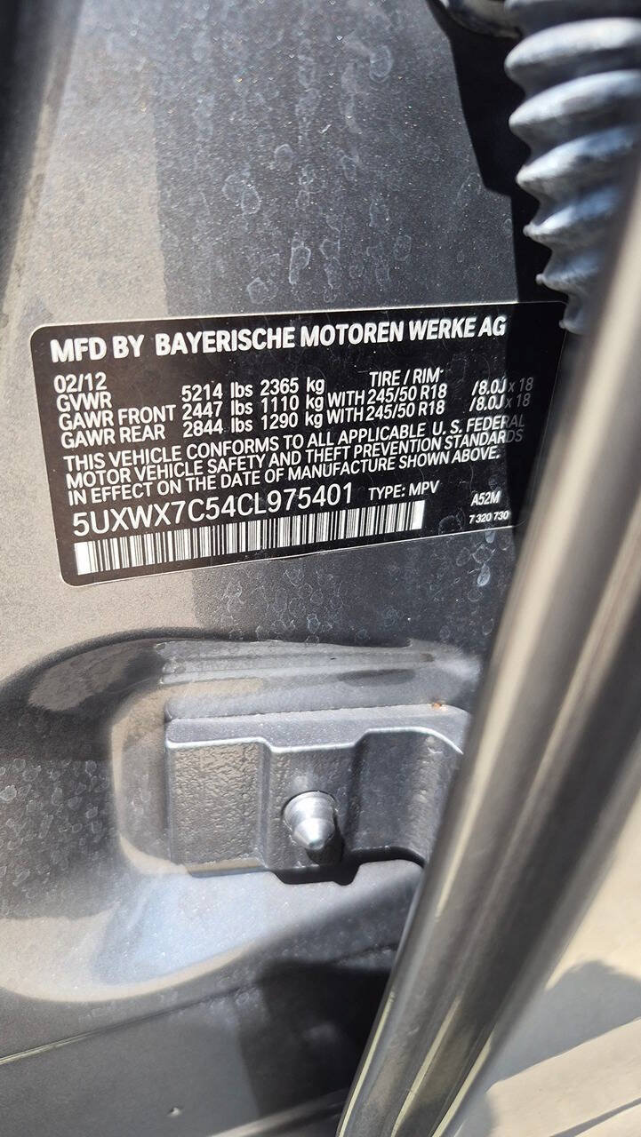 Used 2012 BMW X3 xDrive35i AWD/4WD image 75