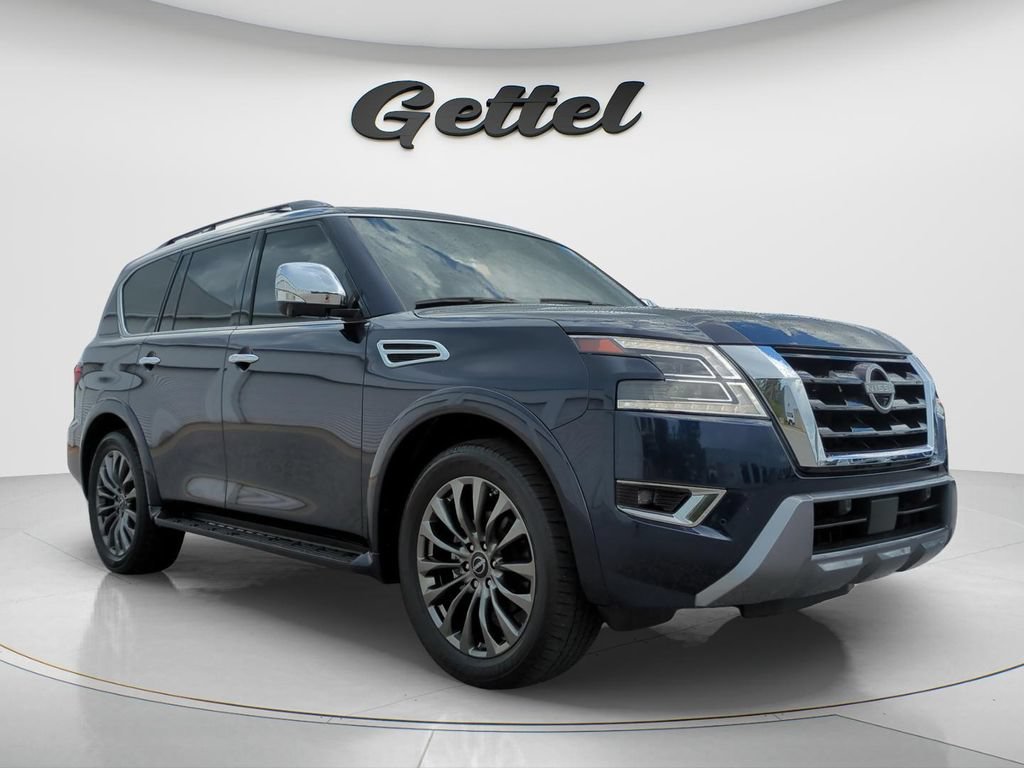 Certified 2024 Nissan Armada Platinum w/ Captain's Chairs Package RWD image 3