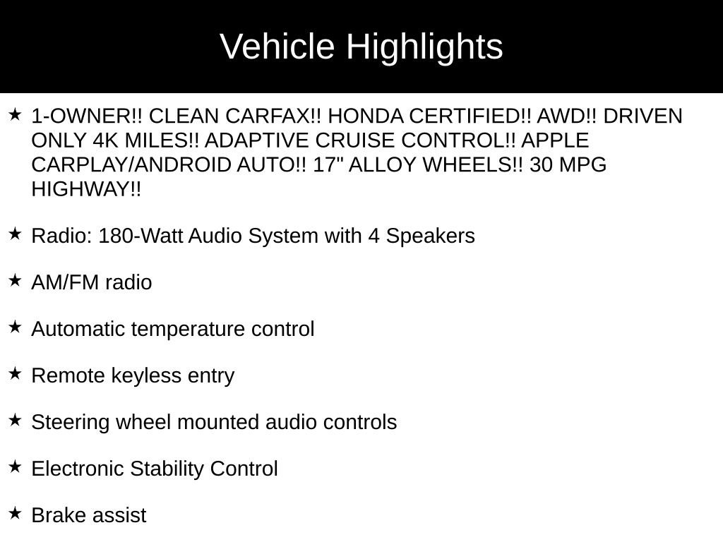 Used 2026 Honda HR-V LX image 34