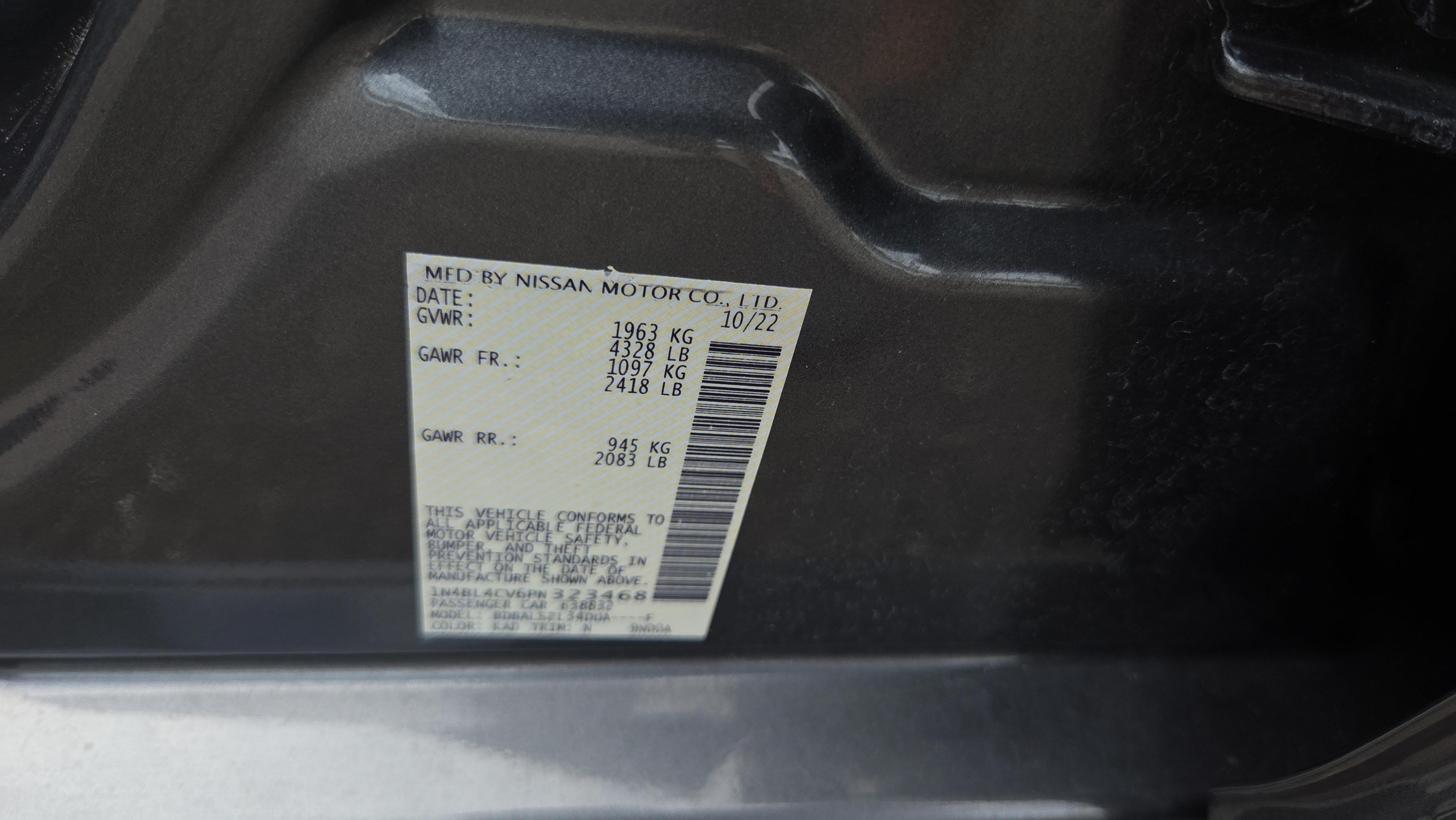 Used 2023 Nissan Altima 2.5 SR FWD image 16