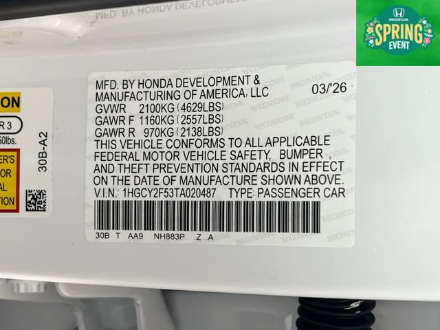 New 2026 Honda Accord Sport image 31