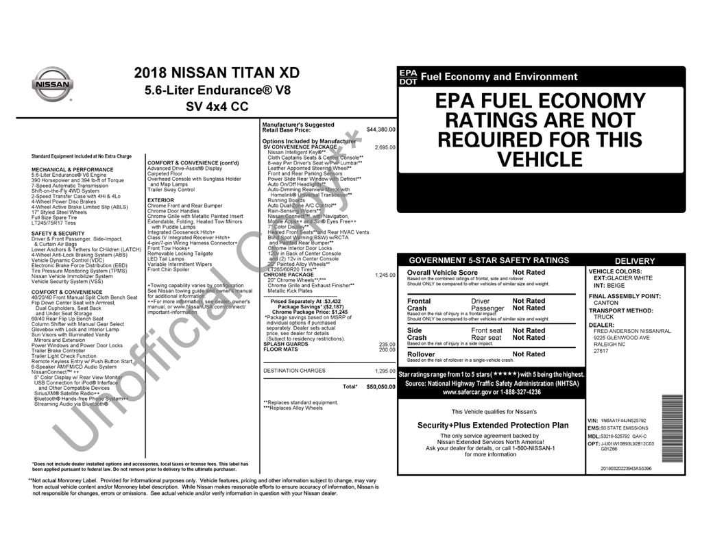 Used 2018 Nissan Titan SV w/ SV Convenience Package AWD/4WD image 6