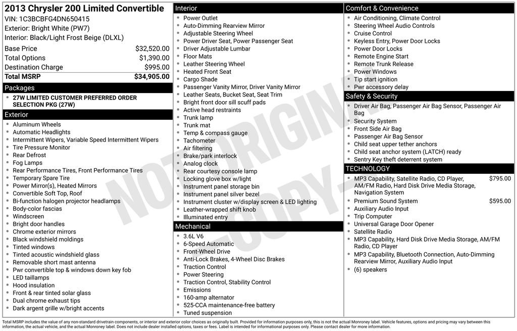 Used 2013 Chrysler 200 Limited FWD image 36