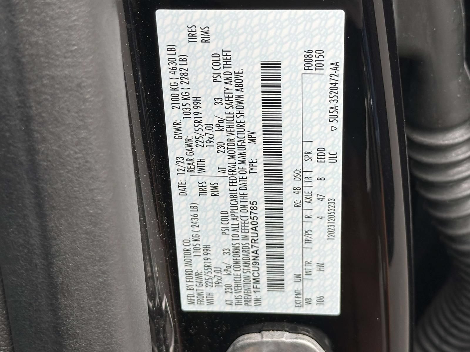Used 2024 Ford Escape ST-Line Select w/ Tech Pack #2 AWD/4WD image 31