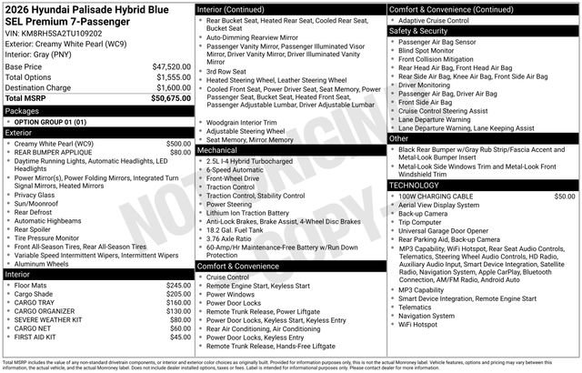 New 2026 Hyundai Palisade SEL Premium FWD image 12