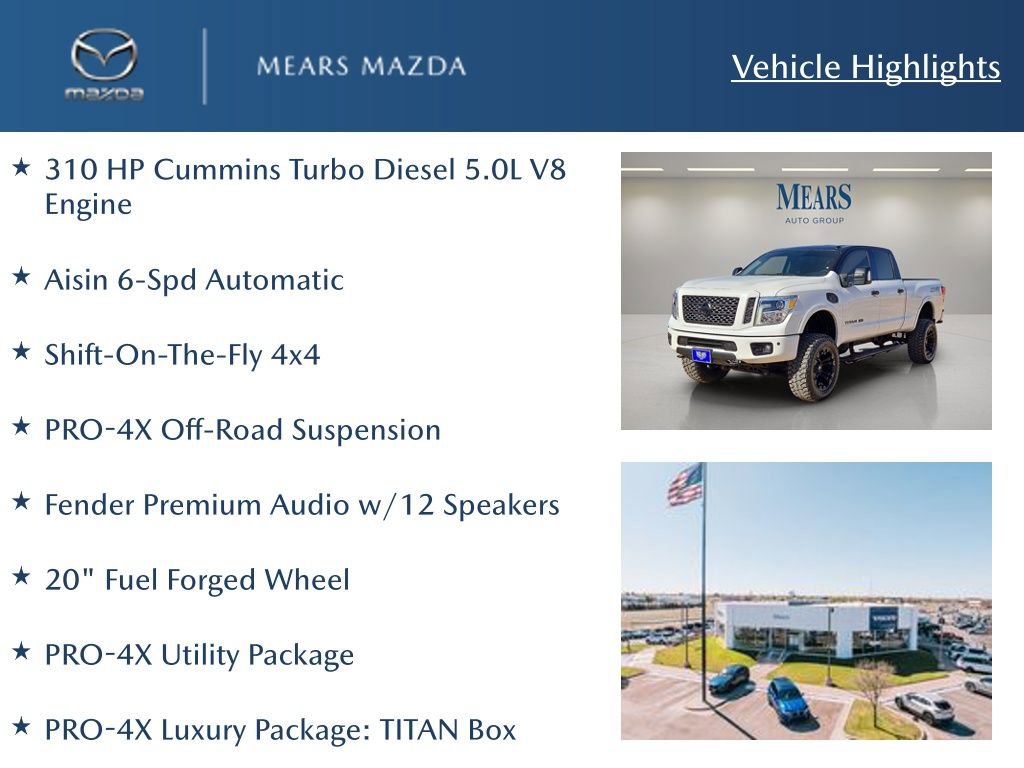 Used 2019 Nissan Titan PRO-4X w/ Pro-4x Convenience Package image 2