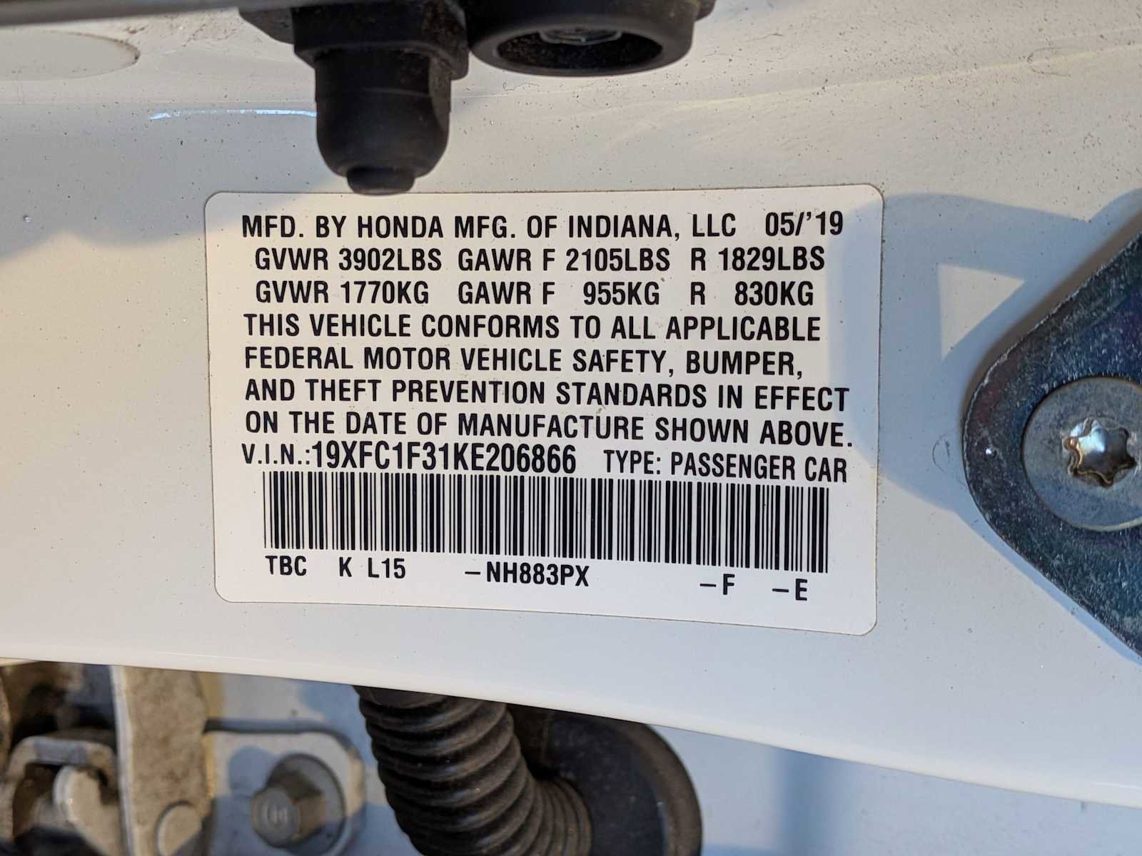 Used 2019 Honda Civic EX image 34