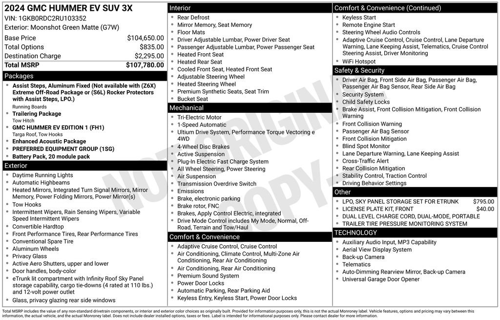 Used 2024 GMC Hummer EV 3X AWD/4WD image 4