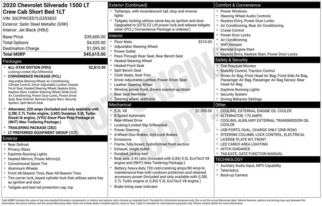 Used 2020 Chevrolet Silverado 1500 LT w/ All-Star Edition image 37