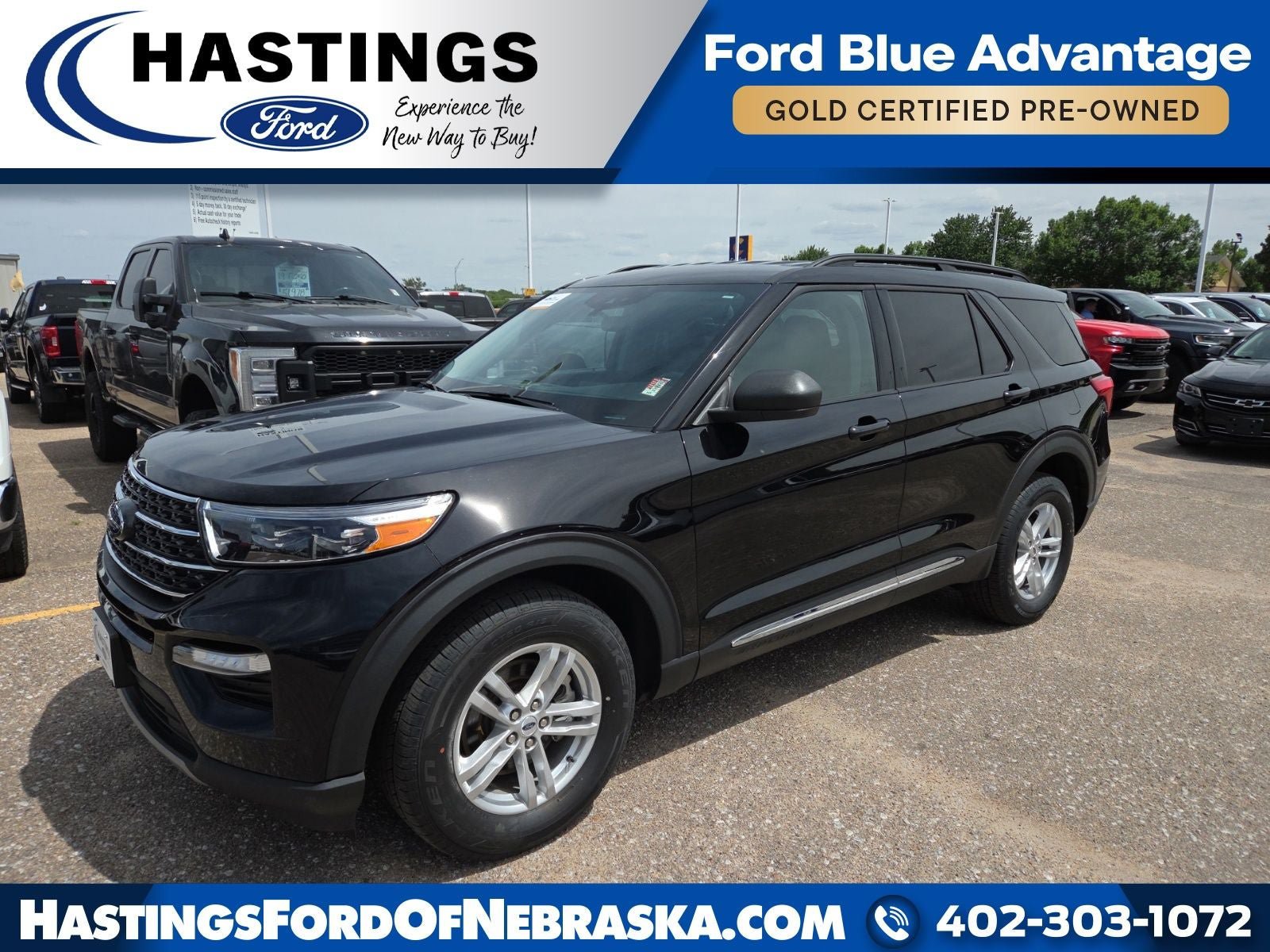 Certified 2023 Ford Explorer XLT w/ Equipment Group 202A AWD/4WD image 1
