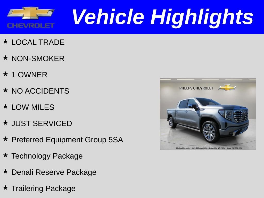 Used 2024 GMC Sierra 1500 Denali w/ Denali Reserve Package AWD/4WD image 2