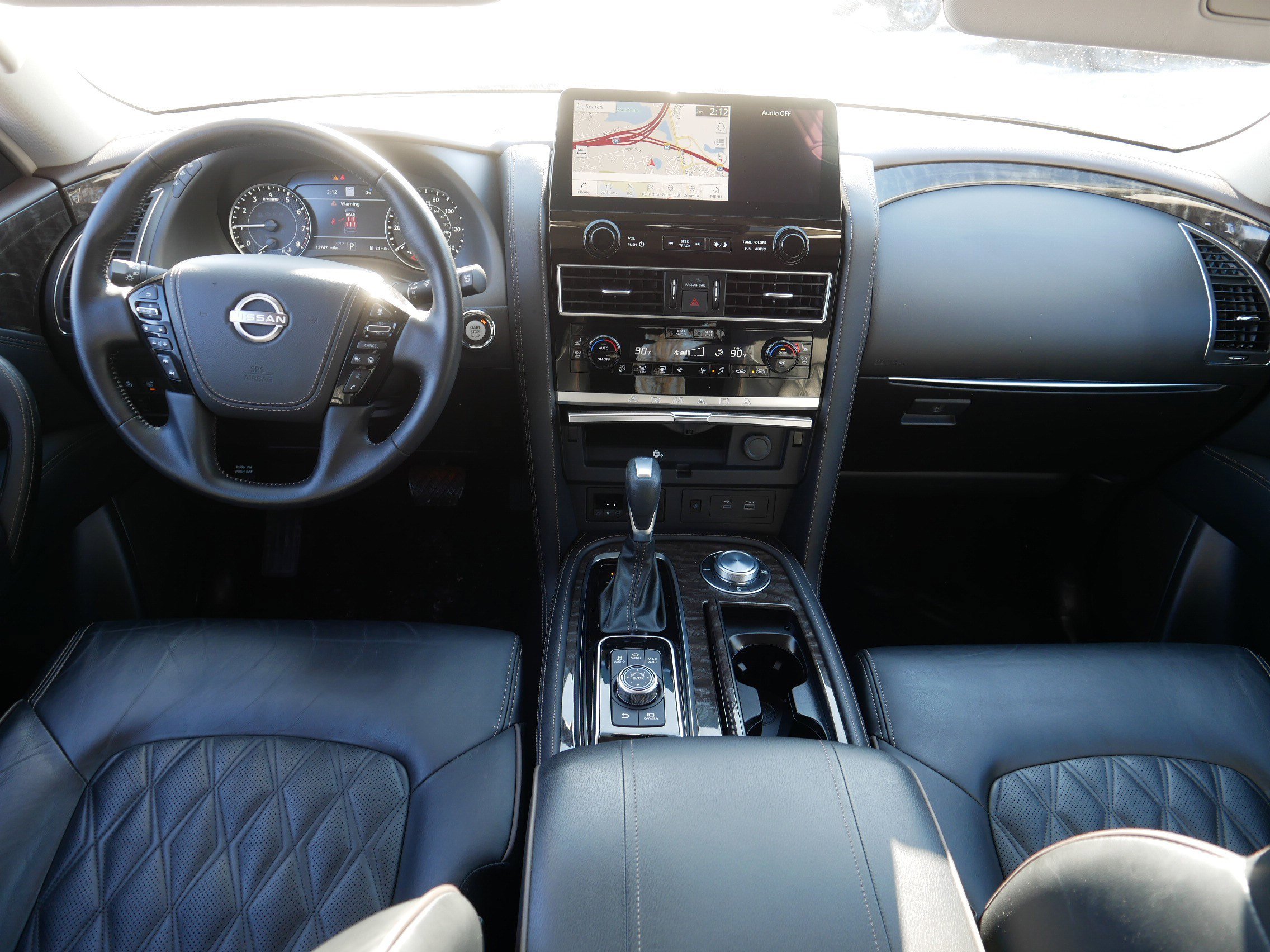 Certified 2024 Nissan Armada Platinum w/ Captain's Chairs Package image 10