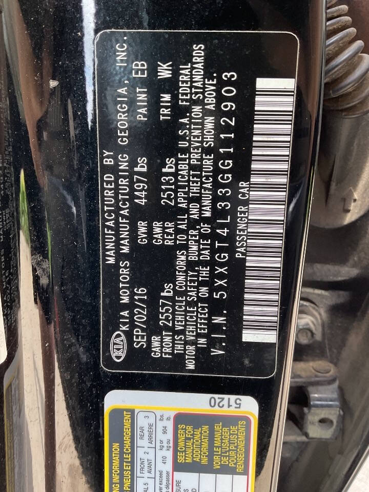 Used 2016 Kia Optima LX FWD image 17