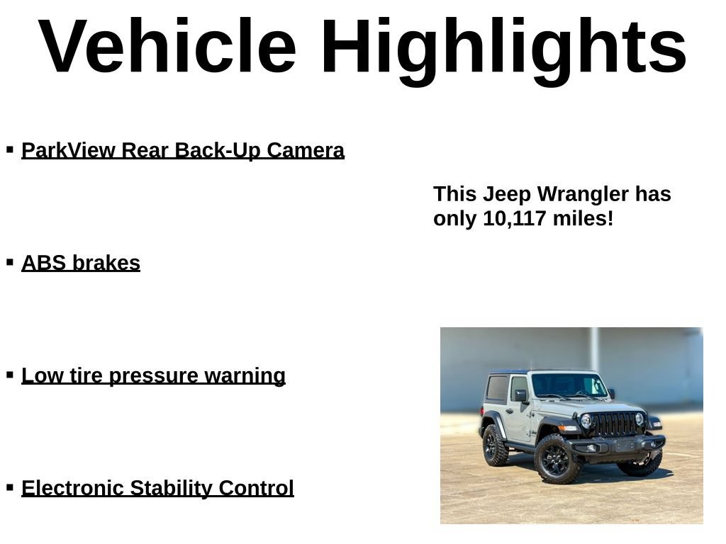 Used 2022 Jeep Wrangler Sport AWD/4WD image 35