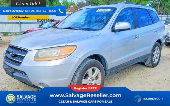 Used 2009 Hyundai Santa Fe Limited FWD image 1