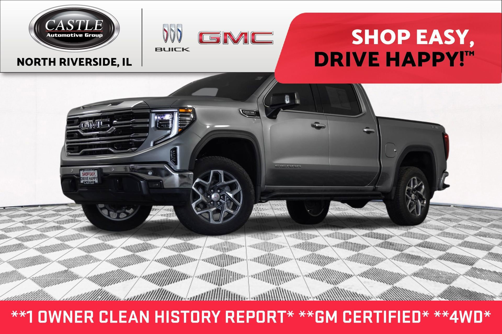 Used 2024 GMC Sierra 1500 SLT w/ SLT Premium Plus Package AWD/4WD image 1