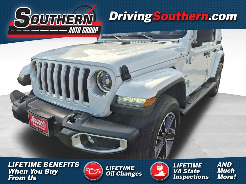 Used 2023 Jeep Wrangler Unlimited Sahara w/ LED Lighting Group