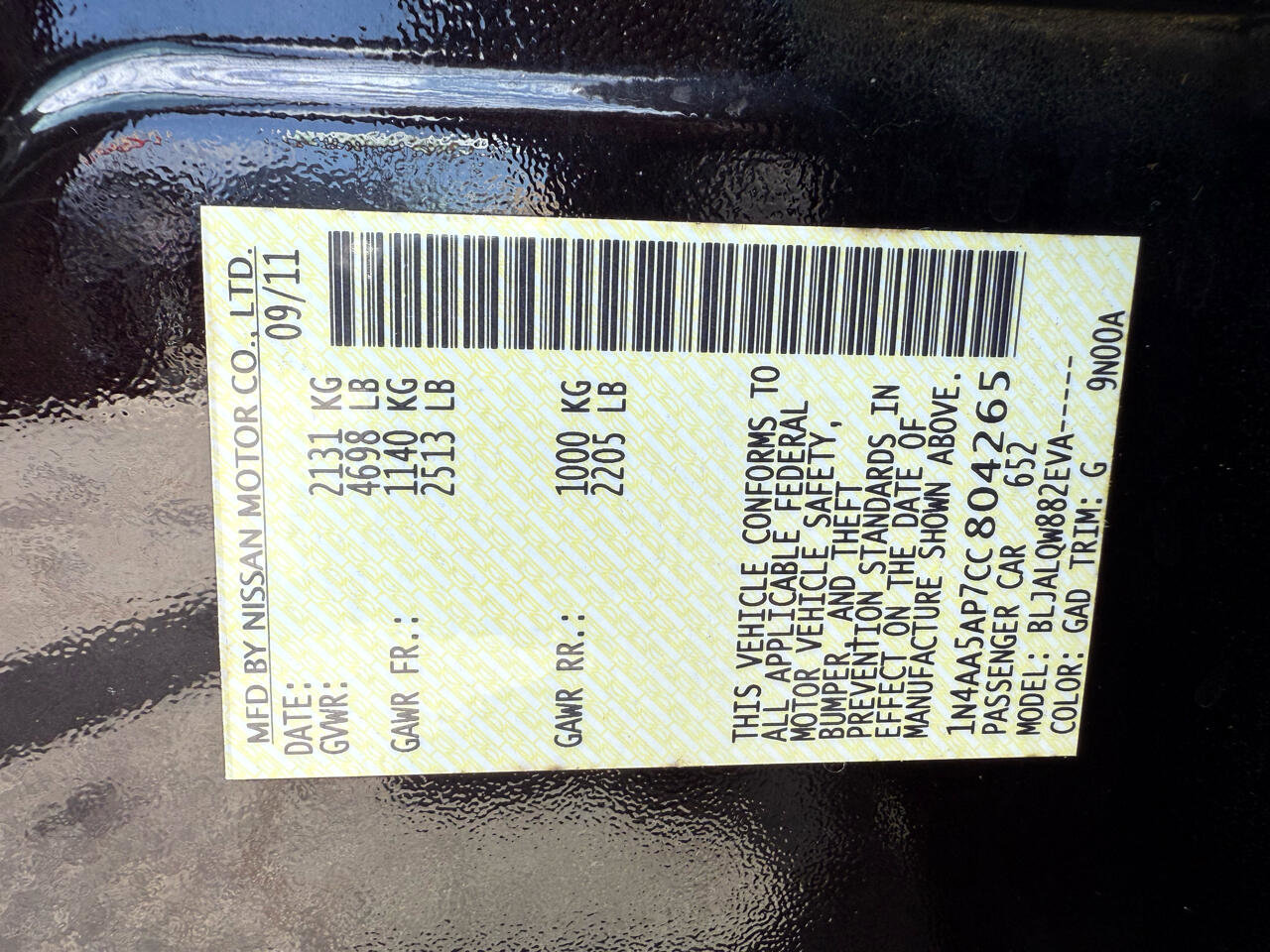 Used 2012 Nissan Maxima 3.5 S image 44