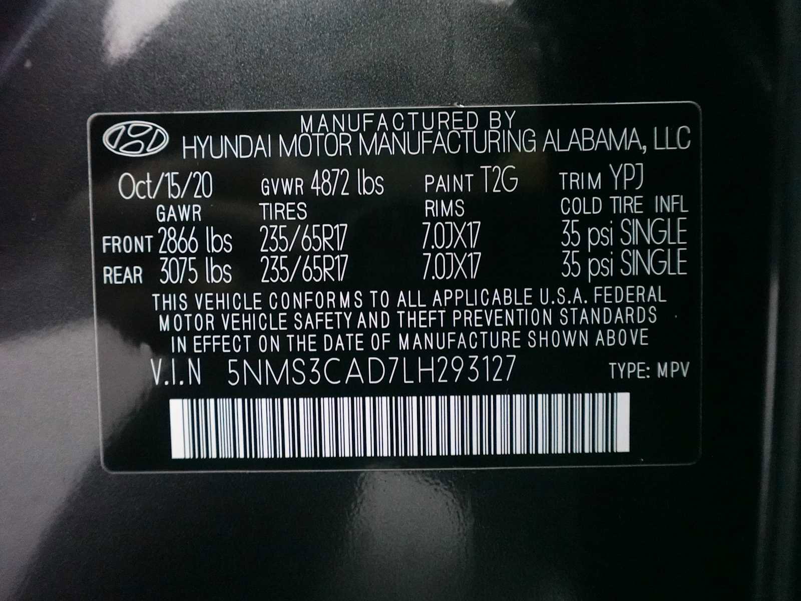 Used 2020 Hyundai Santa Fe SEL AWD/4WD image 30