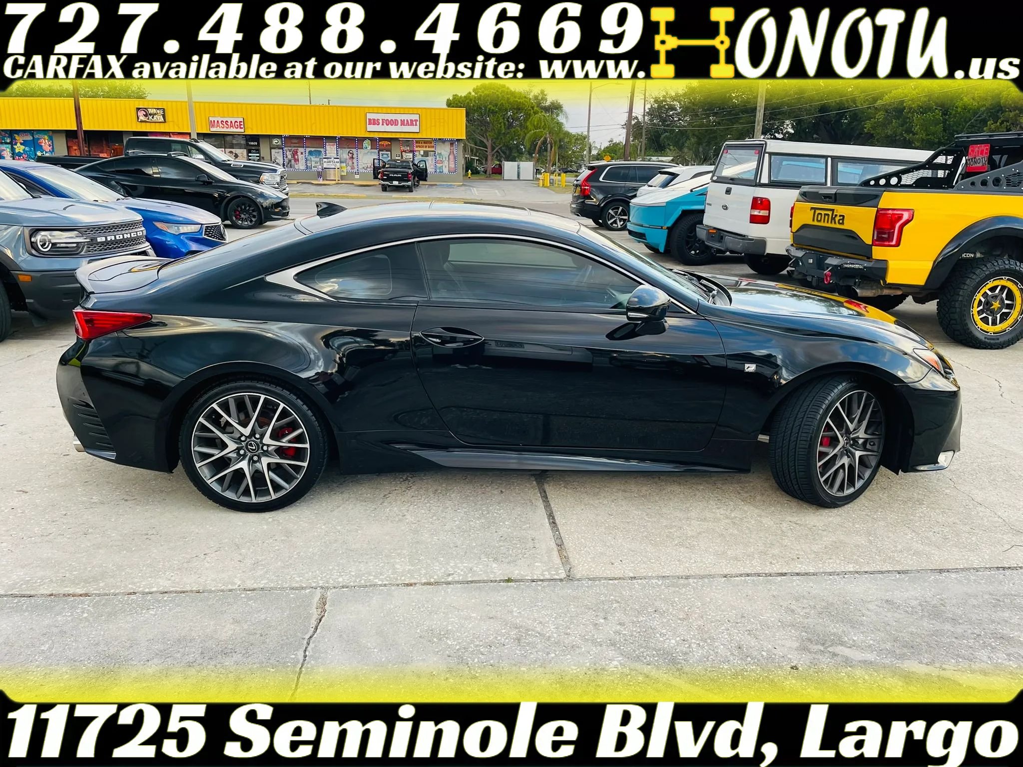 Used 2015 Lexus RC 350 w/ F Sport w/Summer Tires RWD image 10