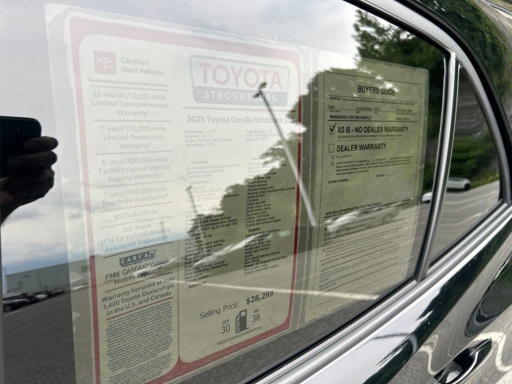 Certified 2025 Toyota Corolla XSE FWD image 30